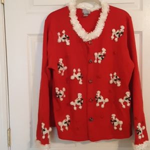 Christmas sweater XL  for all poodle lovers.